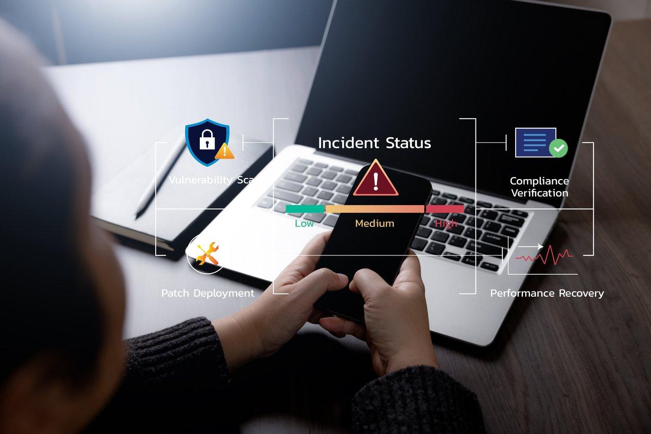 Schéma illustrant le cycle complet de gestion des incidents cyber dans le sport avec un diagramme de gestion des incidents de cybersécurité.
