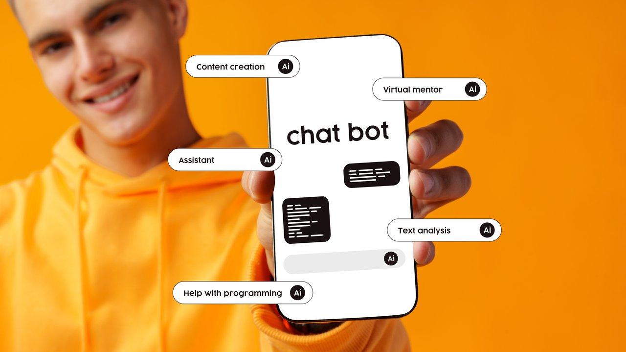 Schéma illustrant le cycle de tests, déploiement, monitoring et mise à jour continue d’un chatbot development cycle.