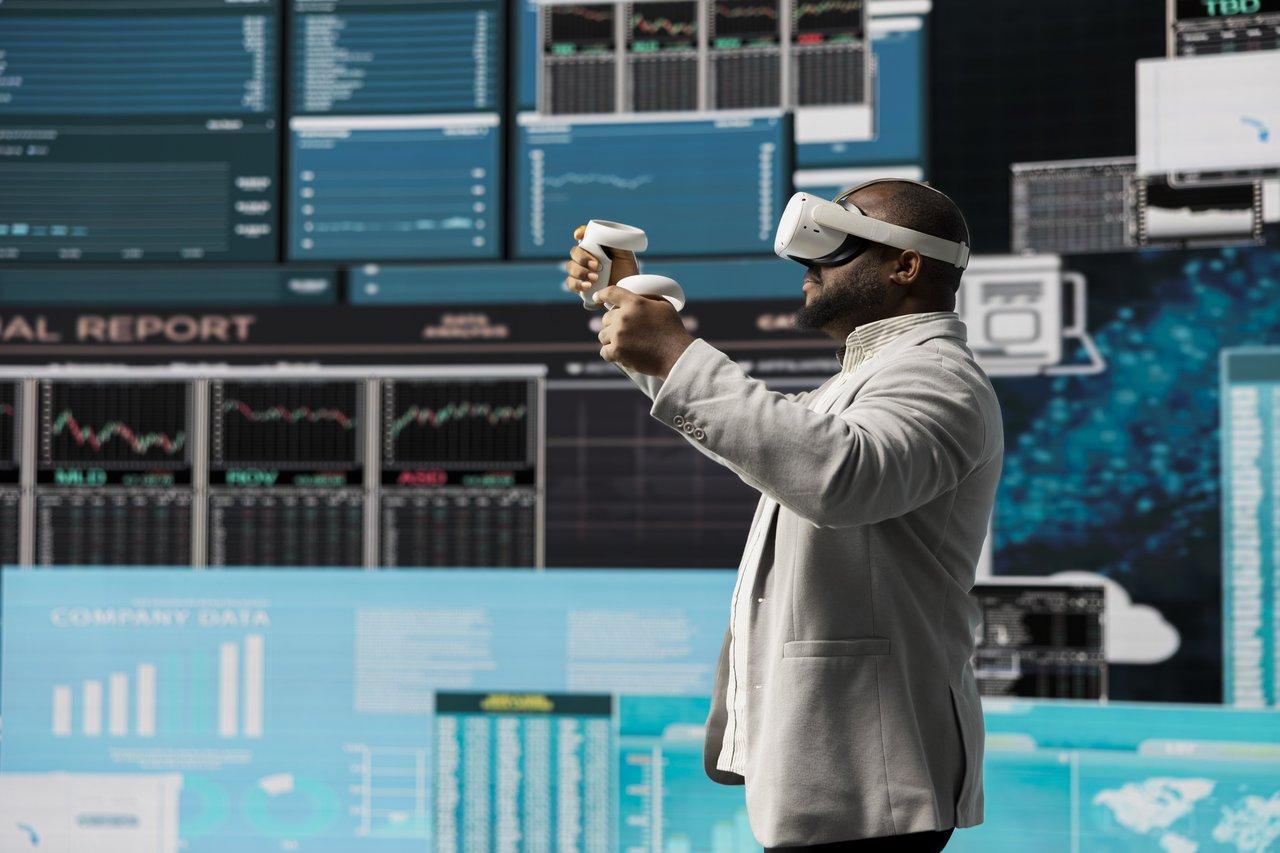 Tableau de bord d'analytique utilisateur AR VR pour optimiser l'expérience immersive et la productivité.
