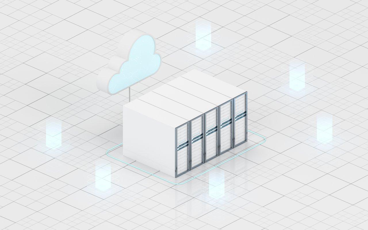 Tableau de bord d'un data center cloud illustrant la gestion d’un cluster distribué pour le stockage Big Data.